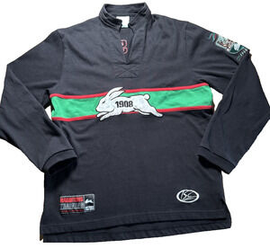 SOUTH SYDNEY RABBITOHS Training Rugby Pullover ISC 1908-2008 Centennial Mens M